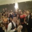 Group Selfie at Wedding Reception